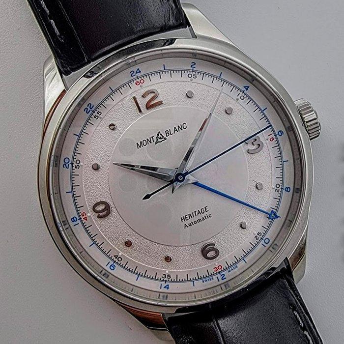Montblanc - Heritage GMT Automatic - 119948 - Heren - 2020+, Handtassen en Accessoires, Horloges | Heren