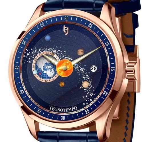 Tecnotempo - Dynamic Solar System - Automatic - Designed, Handtassen en Accessoires, Horloges | Heren