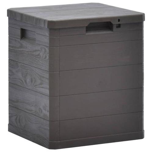 vidaXL Opbergbox voor in de tuin 90 L bruin, Tuin en Terras, Bergingen en Tuinkasten, Nieuw, Verzenden