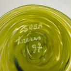 Saba Frères - Vaas - Bougeoir bloem gesneden - Glas