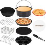 Airfryer Accessoires Complete Set - Ø20cm - Geschikt voor Ai, Elektronische apparatuur, Verzenden, Nieuw