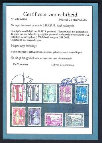 België 1929 - Eerste Orval  perforatie Horizontale