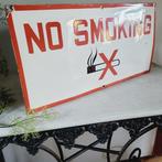 Zeldzaam & Groot, Emaille Bord, No Smoking, 1940 -, Antiek en Kunst