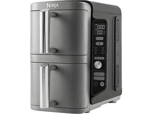 Ninja -  Double Stack Airfryer Xxl - Grijs, Elektronische apparatuur, Airfryers, Airfryer XL, Nieuw, 1500 gram of meer, Verzenden