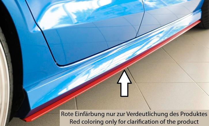 Rieger side skirt aanzetstuk | Audi A3 8V S-Line Cabrio 2013, Auto-onderdelen, Carrosserie, Nieuw, Audi, Verzenden