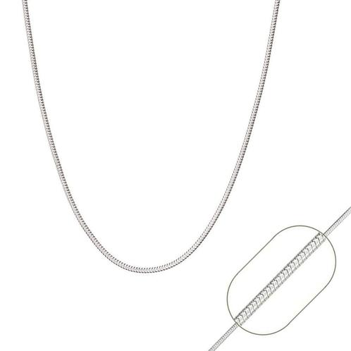 Fako Bijoux® - Ketting - Slang - Stainless Steel - 3mm -, Bijoux, Sacs & Beauté, Colliers, Envoi