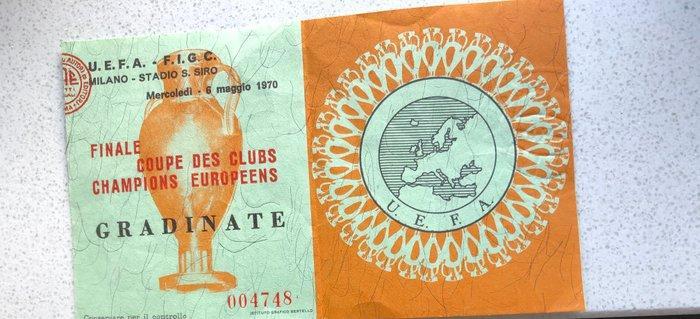 Feijenoord x Celtic - Europacupfinale - 1970 - Kaartje, Verzamelen, Overige Verzamelen