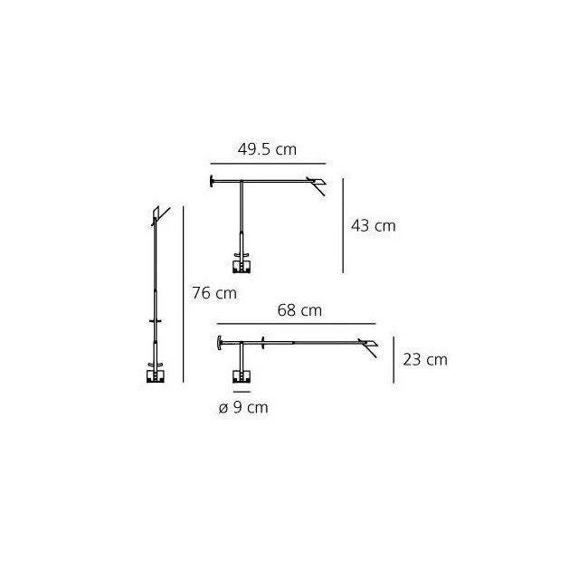 Artemide - Richard Sapper - Lampe de table - Tizio Micro -, Antiek en Kunst, Antiek | Verlichting