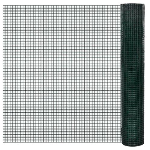 vidaXL Grillage Acier galvanisé et revêtement en PVC 10, Jardin & Terrasse, Clôtures de jardin, Neuf, Envoi