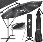 Tillvex® LED Parasol - Zweefparasol - Ø300cm - 360° Draaibaa, Verzenden, Nieuw