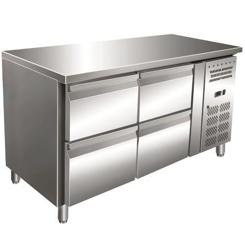 Koelwerkbank | 314L | 4 Laden (1/1 GN) | +2°C/+8°C |, Zakelijke goederen, Horeca | Keukenapparatuur, Nieuw in verpakking, Verzenden