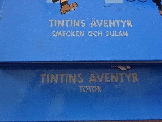 Tintin - 2 twee dubbelalbums, Bonnier/Carlsen Comics in het, Boeken, Stripverhalen