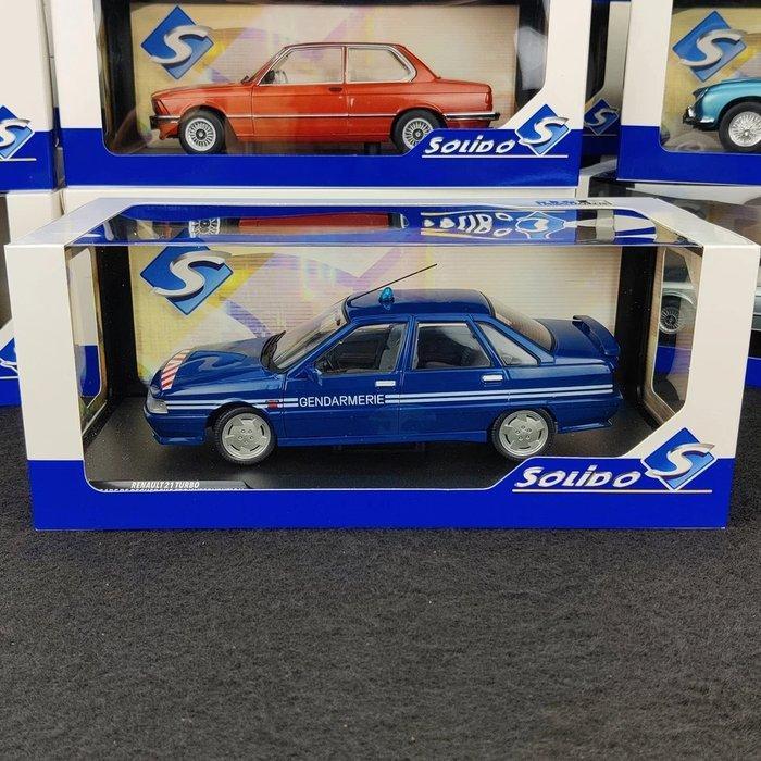 Solido 1:18 - Modelauto - Renault 21 Turbo Gendarmerie, Hobby en Vrije tijd, Modelauto's | 1:5 tot 1:12
