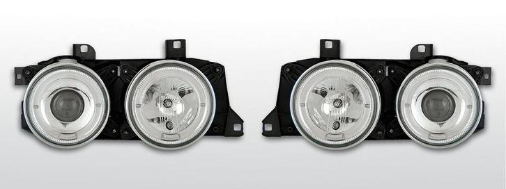 Koplampen Angel Eyes | BMW 7-serie E32 / 5-serie E34 | chroo, Auto-onderdelen, Verlichting, Nieuw, BMW, Verzenden