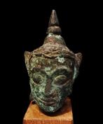 Oud-Aziatisch Boeddha-hoofd - Ayutthaya - Sukothai - 17e/18e, Antiek en Kunst