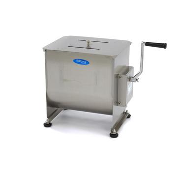 Vleesmenger - 30 L - 25 Kg Vlees - Enkele As - Handmatig, Verzenden