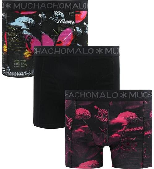 Muchachomalo Boxershorts 3-Pack Binary maat M Heren, Kleding | Heren, Ondergoed, Zwart, Boxer, Verzenden