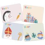 Naamstickers Cadeau Sint en pieten, Verzenden, Nieuw