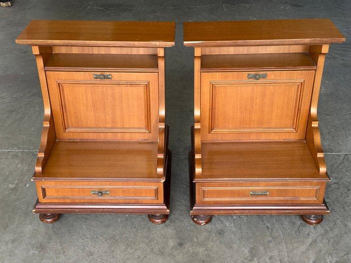 Table de chevet (2) - Bois, Antiek en Kunst, Curiosa en Brocante