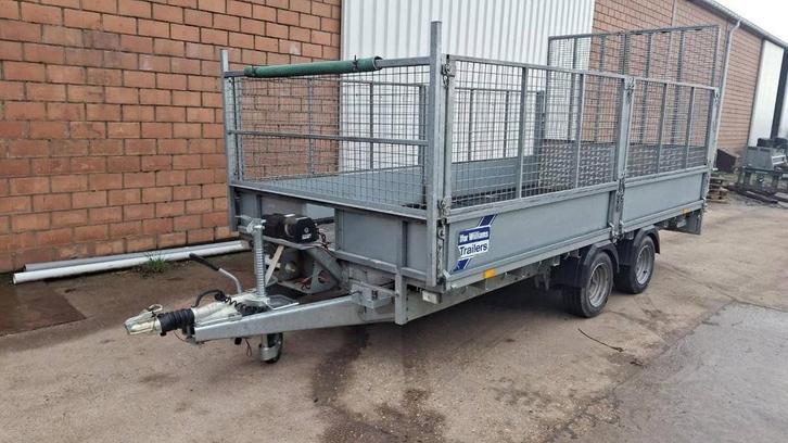 Veiling: Plateau aanhangwagen Ifor Williams 4.30x1.90m, Autos : Divers, Remorques, Enlèvement