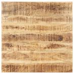 vidaXL Tafelblad 25-27 mm 60x60 cm massief mangohout, Huis en Inrichting, Verzenden, Nieuw