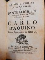 Carlo DAquino - Le similitudini della Commedia di Dante, Antiek en Kunst