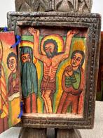 Wooden 19th century Ethiopian Coptic altar icon - Ethiopia