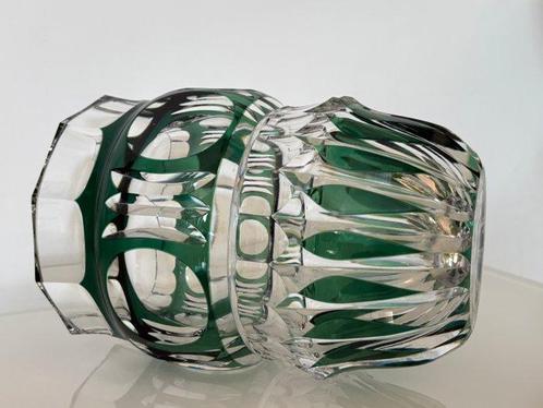 Val Saint Lambert - Vase - Cristal - Verre en cristal gravé, Antiek en Kunst, Antiek | Glaswerk en Kristal