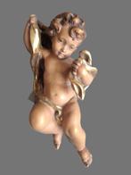 Anri - Snijwerk, Farbiger Engel - Handarbeit - 24 cm - Hout