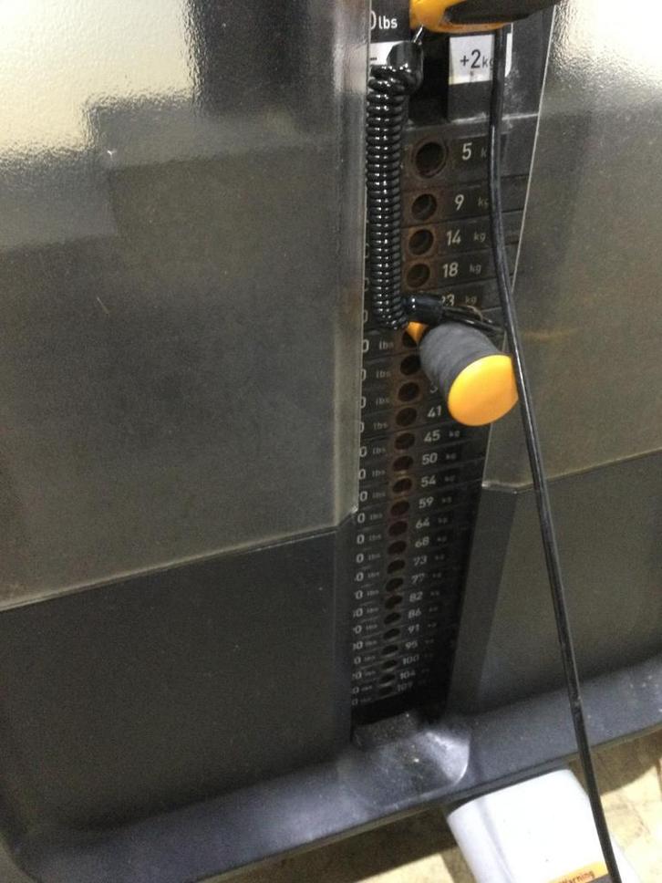 Precor Discovery Series Converging Chest Press, Sport en Fitness, Fitnessapparatuur, Gebruikt, Borst, Ophalen of Verzenden