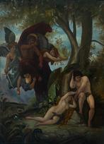 1millionarte (XXe) - Adam Eve and God, Antiek en Kunst