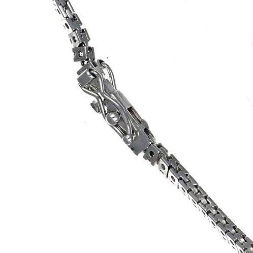 Armband - 18 karaat Witgoud - 1.84ct. tw. Diamant, Handtassen en Accessoires, Armbanden