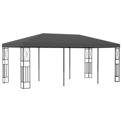 vidaXL Prieel 3x6 m stof antraciet, Tuin en Terras, Partytenten, Nieuw, Verzenden