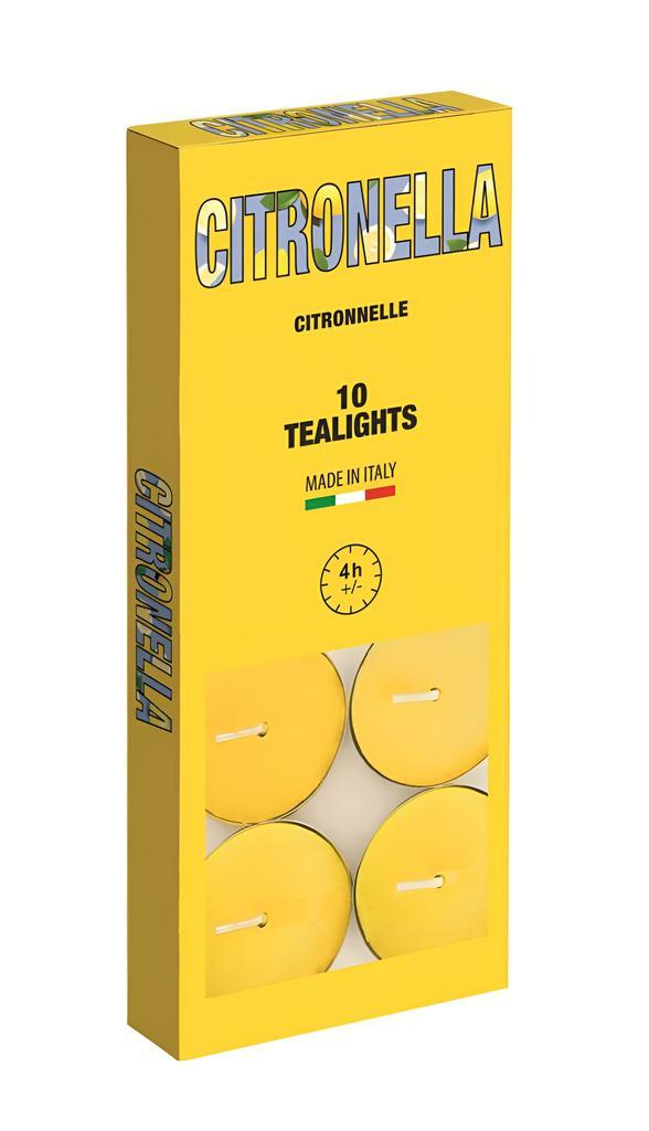 Set van 10 citronella theelichten, Doe-het-zelf en Bouw, Gereedschap | Overige machines, Nieuw, Verzenden