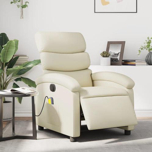 vidaXL Massagestoel verstelbaar elektrisch kunstleer, Huis en Inrichting, Fauteuils, Nieuw, Verzenden