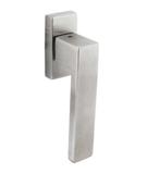 Intersteel raamkruk Amsterdam op rechthoekig rozet rvs, Ophalen of Verzenden, Nieuw