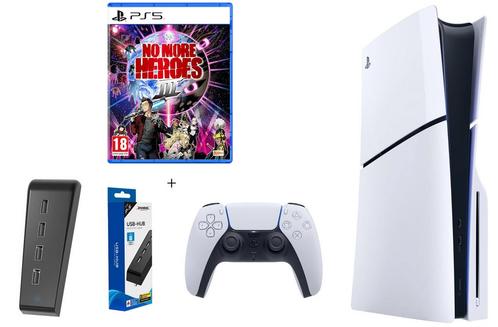 PlayStation 5 Slim Disc Console Custom Pack-No More Heroes, Games en Spelcomputers, Spelcomputers | Sony PlayStation 5, Ophalen of Verzenden