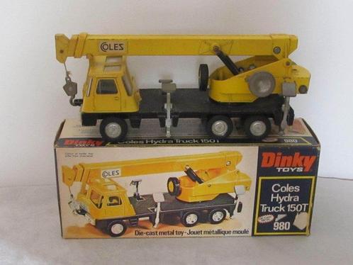 Dinky Toys - Jouet - Dinky 980 Coles Hydra Truck 150T, Boxed, Hobby en Vrije tijd, Modelauto's | 1:5 tot 1:12