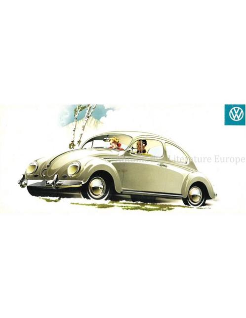 1960 VOLKSWAGEN KEVER | KARMANN GHIA BROCHURE NEDERLANDS, Boeken, Auto's | Folders en Tijdschriften