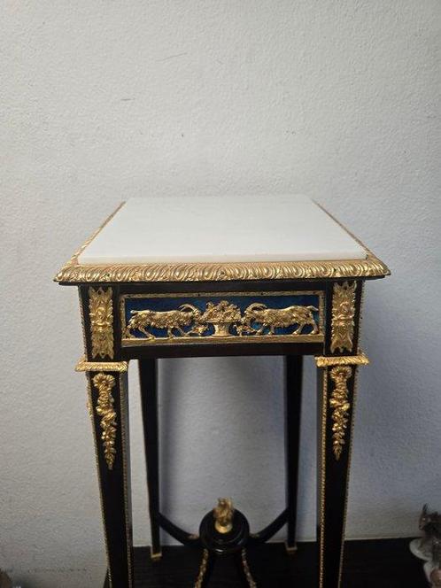 Wandtafel - Mahonie, Marmer, Verguld brons - In de stijl van, Huis en Inrichting, Overige Huis en Inrichting