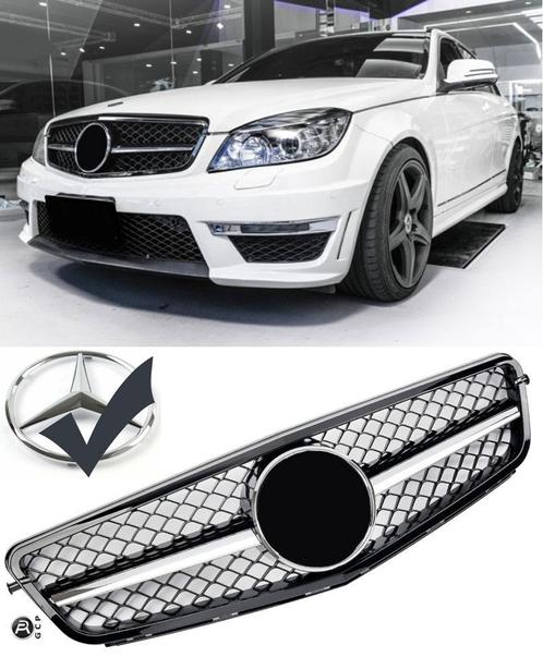 Sport Grille geschikt voor Mercedes W204 C-Klasse AMG design, Auto diversen, Auto-accessoires, Verzenden