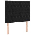 Hoofdborden 90cm Zwart Fluweel - Retour deal -35% korting!, Verzenden, Nieuw
