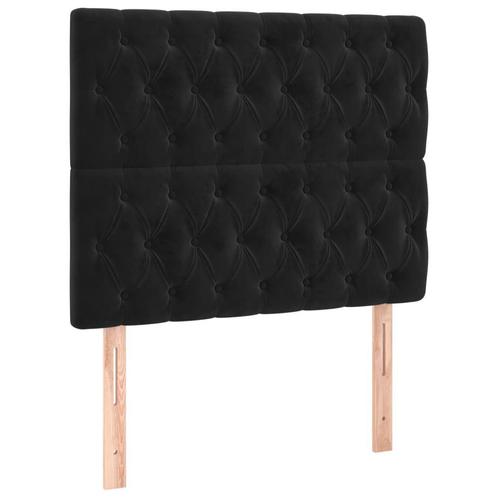 Hoofdborden 90cm Zwart Fluweel - Retour deal -35% korting!, Huis en Inrichting, Slaapkamer | Bedden, Nieuw, Verzenden