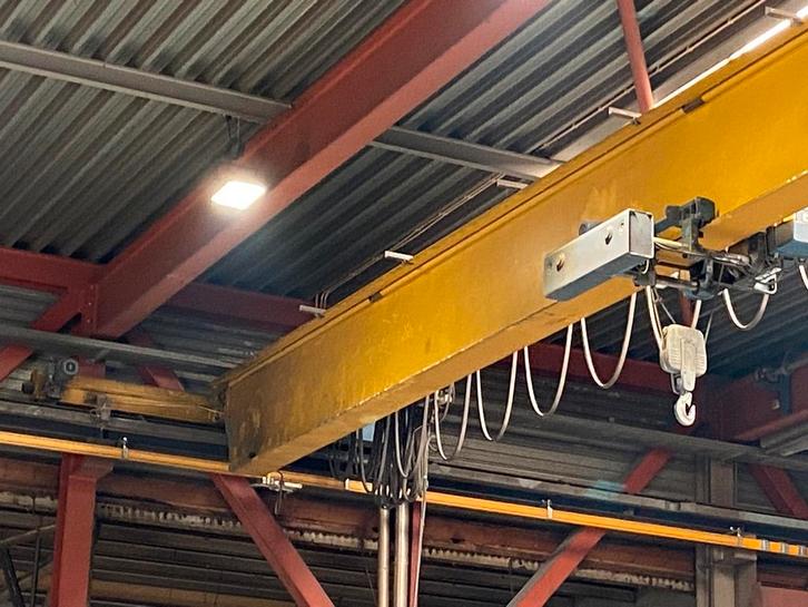 Demag enkelligger bovenloopkraan  20.245mm x 2x 3.2t 001435U, Bricolage & Construction, Outillage | Autres Machines, Enlèvement