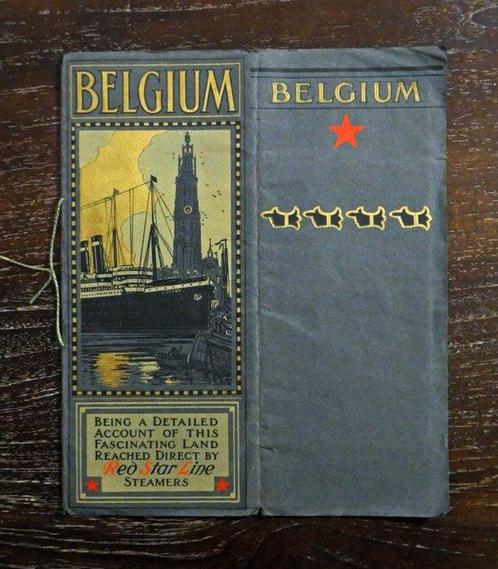 Anonymous - Belgium by the Red Star Line steamers - Jaren, Antiek en Kunst, Kunst | Tekeningen en Fotografie