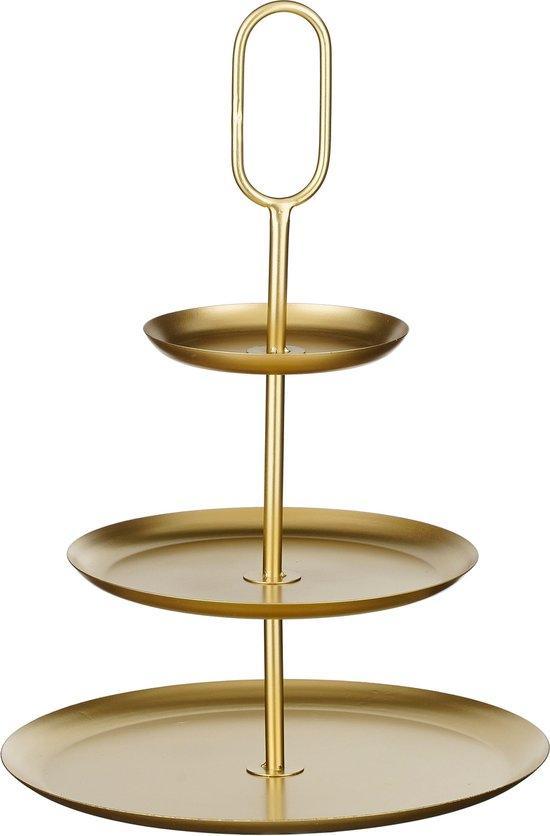 2dekans | Mica Decorations Rama Etagere - 3 Lagen - Metaal -, Huis en Inrichting, Keuken | Servies, Ophalen of Verzenden