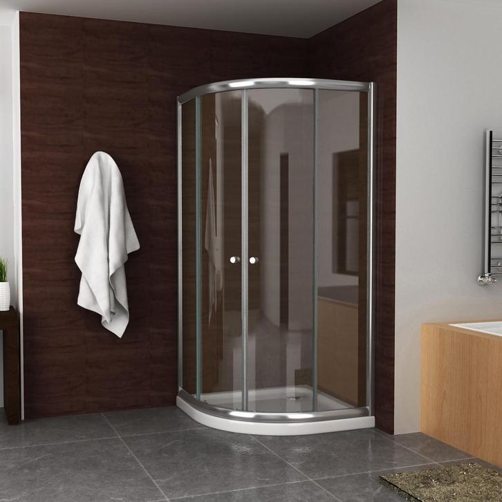 BWS Douchecabine | Kwartrond 90x90x190cm | 5mm Helder glas, Doe-het-zelf en Bouw, Sanitair, Overige typen, Nieuw, Ophalen of Verzenden
