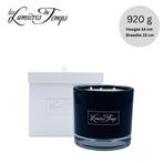 Geurkaars Glas Ambre Noire - 920 gr - Les Lumières du Temps, Ophalen of Verzenden