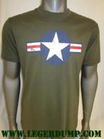 T-shirt groen Army WW-II Fostex (T-shirts, Kleding), Verzenden