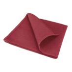 Serviettes de Table Rouge 40x40cm - Coton, Treb X, Verzenden